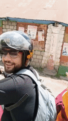 Motorcycle group tours scenic Palchan mountain roads and landscapes