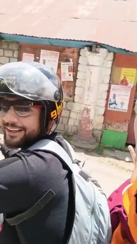 Motorcycle group tours scenic Palchan mountain roads and landscapes