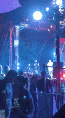 Live outdoor concert lights up a summer night in Divcibare