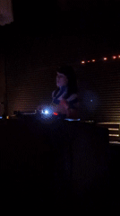 Female DJ performs at Belgrade venue Saturday night