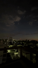 Dawn breaks over Wilde, Argentina cityscape captured on video