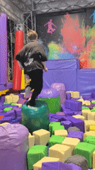 Morning playtime at Perm indoor entertainment center