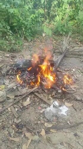 Small debris fires burning across multiple spots in Lhokseumawe