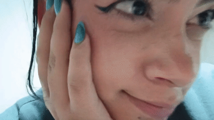 Woman recorded in close-up videos in Funza, Colombia