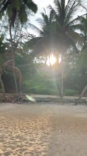 Tropical beach scene documented in Choeng Thale, Thailand