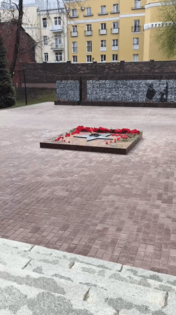 War memorial documented in Smolensk, Russia