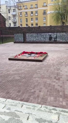 War memorial documented in Smolensk, Russia