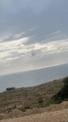 Coastal sunset captured on video near El Beddouza, Morocco