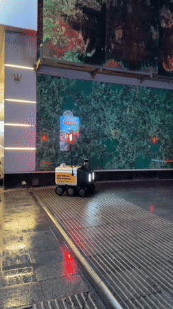 Ordinary life moments documented across Khimki during rainy evening