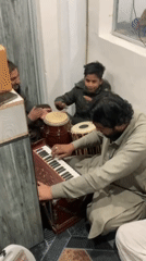 Traditional music session and street life documented in Loralai