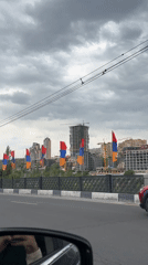Views of Yerevan captured from bridge and brandy factory