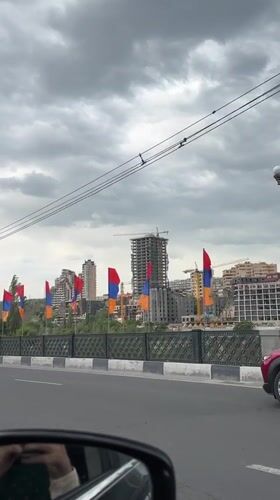 Views of Yerevan captured from bridge and brandy factory