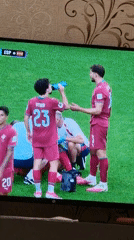 Spain vs. Portugal match, 0-0, with Ronaldo on the pitch