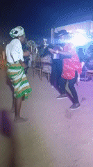 Wedding reception held in Rido, Nigeria with traditional decorations
