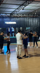 Late-night social dancing event draws couples in Arica venue
