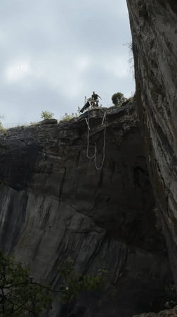 Adventure Tourism at Bulgarian Cave Features Bungee Jumping, Rock Climbing