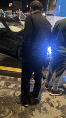 BMW crashes into bus in nighttime Yerevan accident