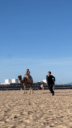Afternoon recreation and street life captured across Tangier waterfront