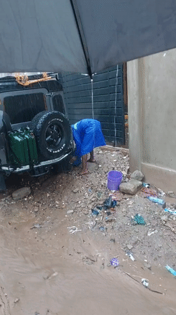 Heavy Rain Floods Dar es Salaam Streets, Residents Continue Daily Life