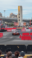 Drift competition and car show outside Gazprom Arena, St. Petersburg