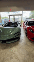 Luxury sports cars documented across dealerships and streets