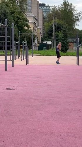 A quiet summer morning at a Saint Petersburg park