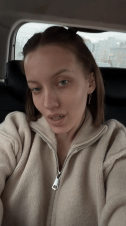 Woman records car selfies with #FreakyFriday tag in Russia