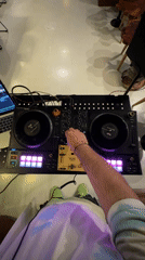 DJ performance captured from multiple angles in Barcelona