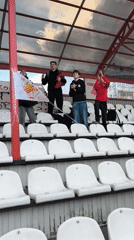 Soccer match documented by spectator at Khimki stadium