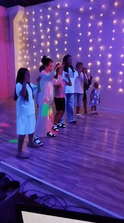 Children's party and dance activities at Donskoye entertainment center