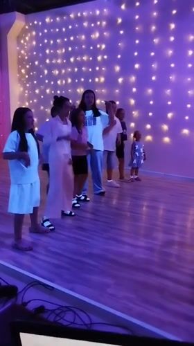 Children's party and dance activities at Donskoye entertainment center