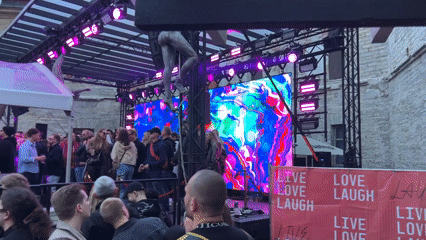 Electronic music festival draws crowds to historic Tallinn venue