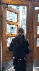Moscow residents go about daily routines on rainy afternoon