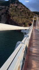 Tourist documents bridge visits across rural Morocco regions