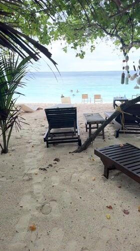 Beach day and street scenes captured in Ukulhas, Maldives
