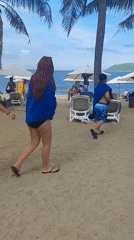 Nha Trang Beach buzzing with a typical summer morning