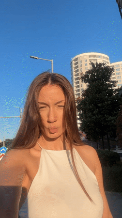 Sunny afternoon selfies near Burgas city center