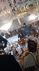 Wedding reception held in Jos, Nigeria with formal ceremony