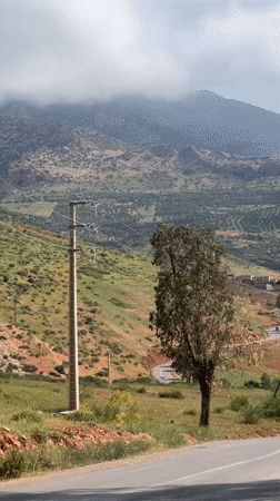 Rural Morocco landscape documented in multiple panoramic views
