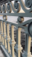 Sunset along the Neva embankment, Saint Petersburg