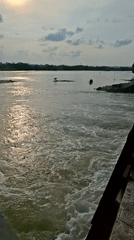 Fishing and water operations captured along Lhokseumawe waterway