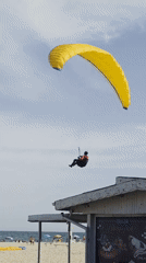 Colorful paragliders take to the skies over Obrochishte beach