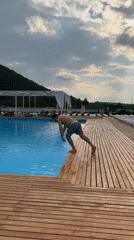 Summer resort activities documented in Дрокино, Russia