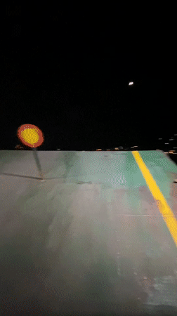Night ferry journey documented at Lepetane terminal, Montenegro