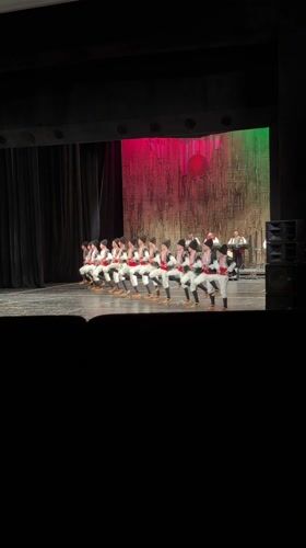 Traditional Bulgarian folk dance performance staged in Ruse