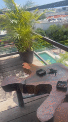 Rooftop terrace with pool documented in Playa del Carmen