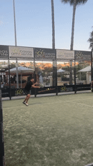 Two men play padel tennis in Teulada, Spain