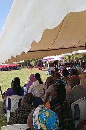 Community gathering features dancing, presentations in Turbo, Kenya
