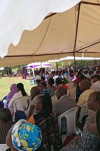Community gathering features dancing, presentations in Turbo, Kenya