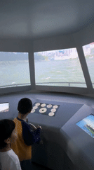 Families explore interactive science exhibits at Jiangbeicheng museum